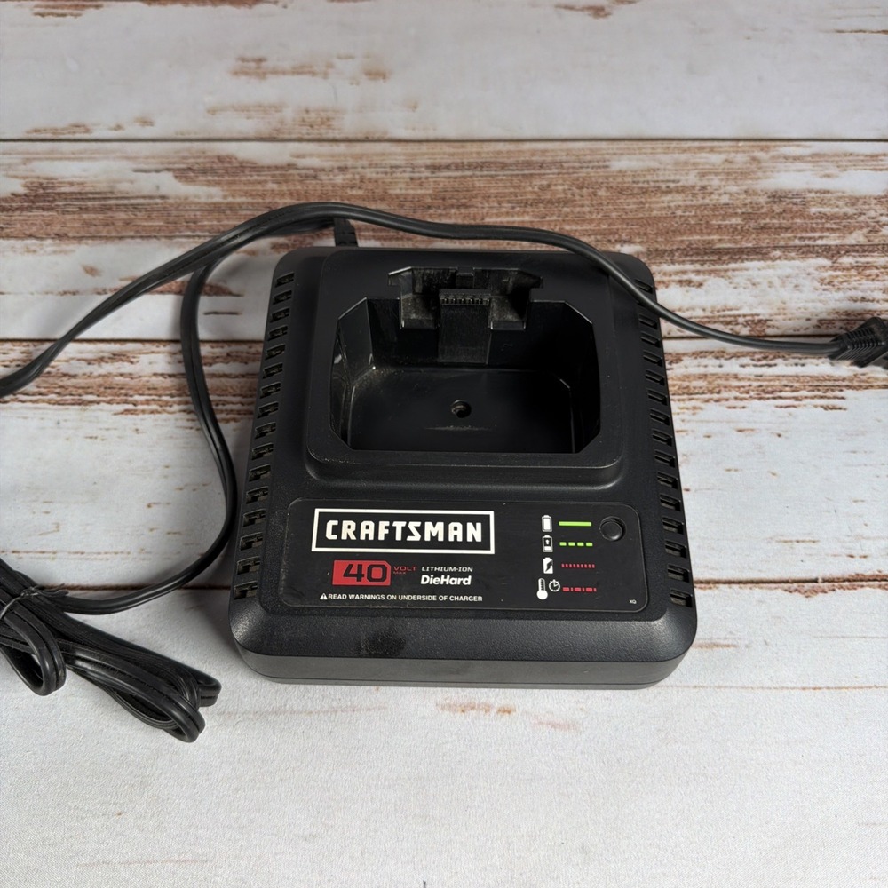 Craftsman 40V Max Lithium-Ion Charger DieHard Model 900.98024 Works Used
